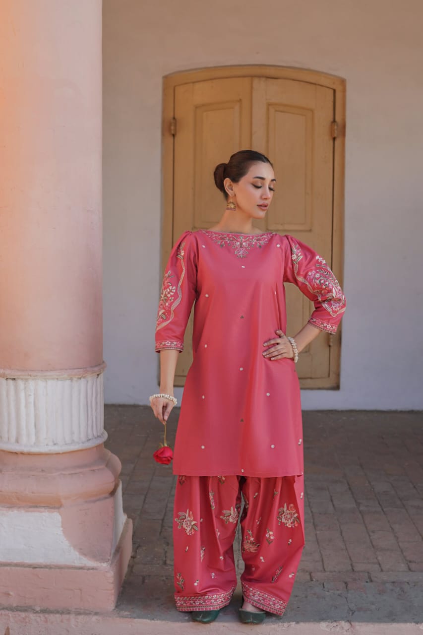 Rivaj-218  Dhanak two piece winter collection