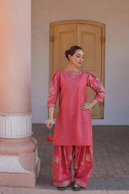 Rivaj-218  Dhanak two piece winter collection