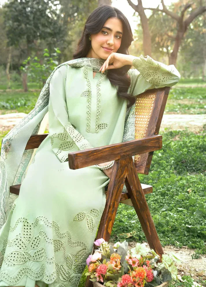Eid Collection PR-147 Lawn Embroidered 3Pc