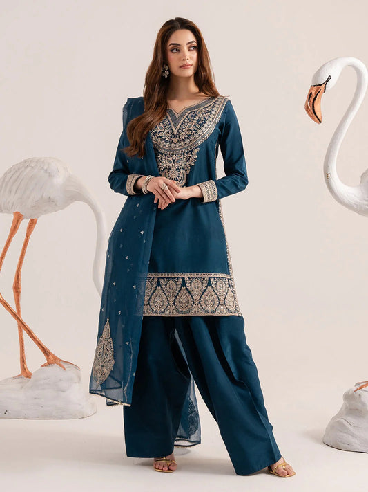 IZEL Embroidered lawn Three Piece IZ-110